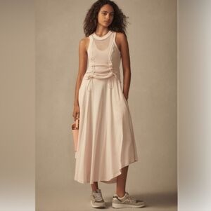 AnthropologieDaily Practice by Anthropologie Forward Line Midi Dress Pink Sz S